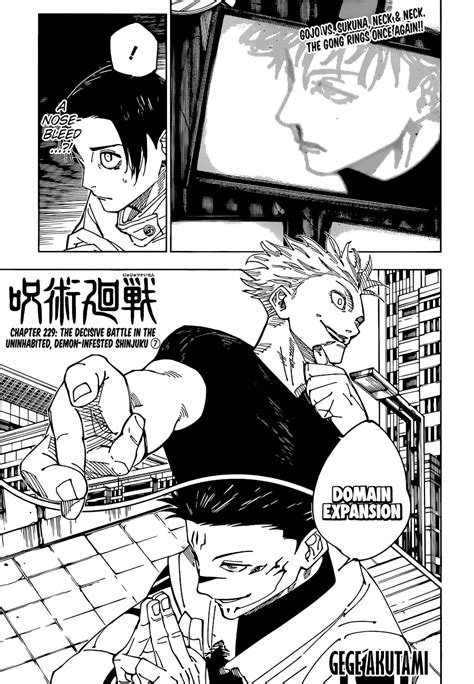 jujutsu kaisen chapter 229|Read Jujutsu Kaisen Manga Free